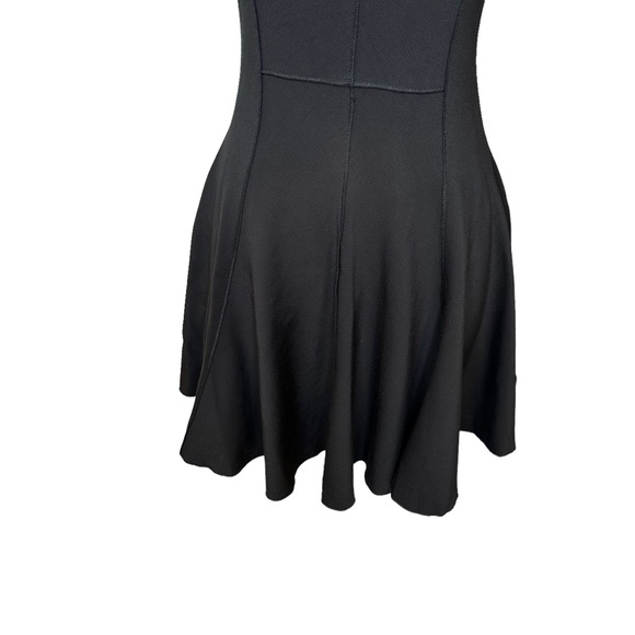 Halston Heritage Dress Womens Sleeveless Stretch A Line Zip Up Black 0 NWT - Picture 3 of 14